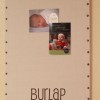 Burlap Message Board