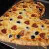 Heart-Shaped Pizza