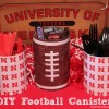 DIY Football Canisters