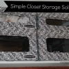 Simple Closet Storage Solutions