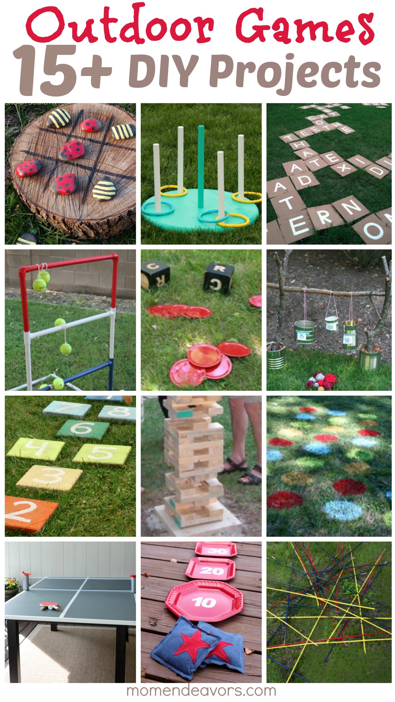DIY Outdoor Games \u2013 15  Awesome Project Ideas for Backyard Fun!