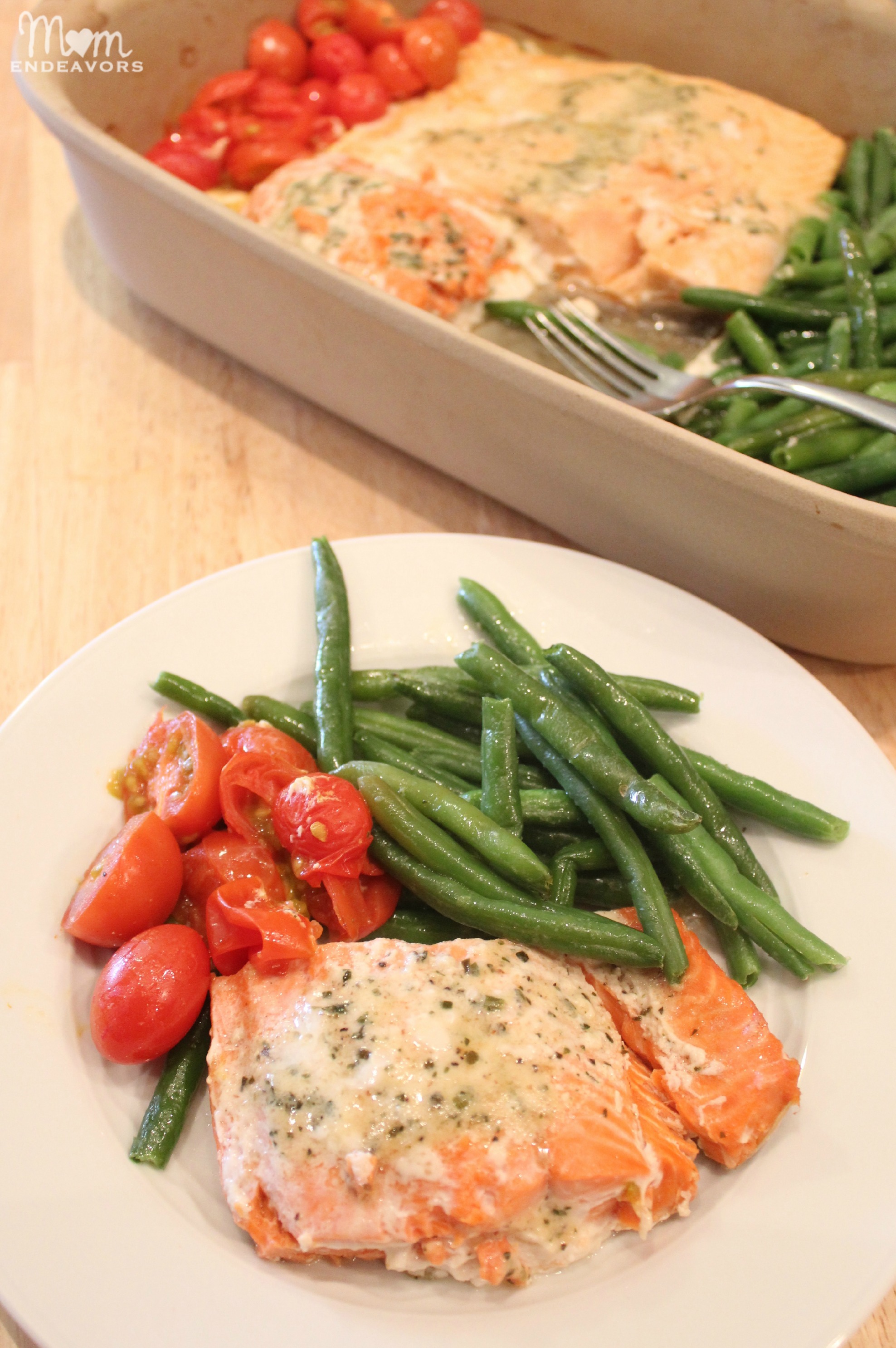 Quick amp Healthy Recipe One Pan Baked Salmon amp Vegetables