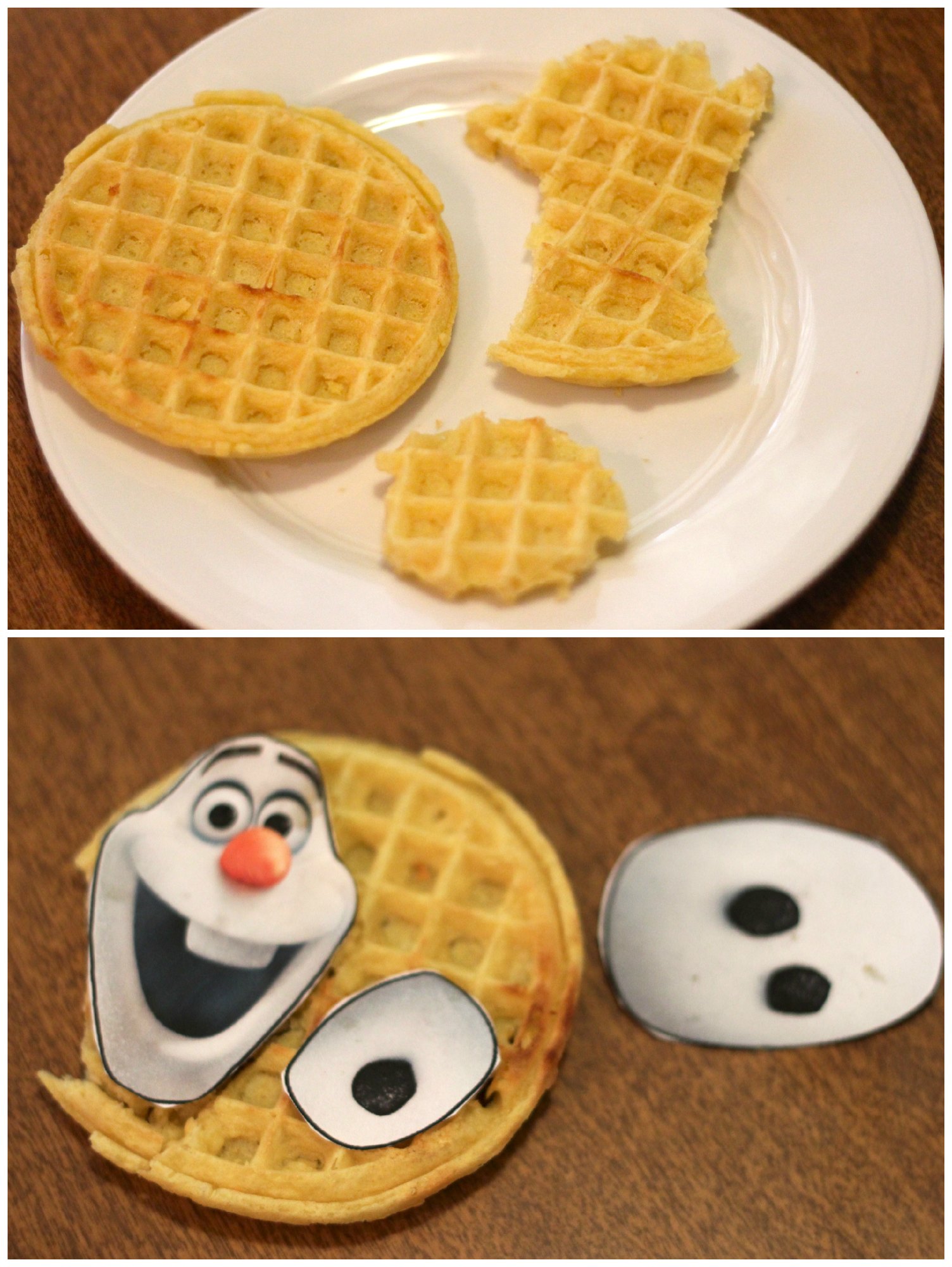 Making Olaf & Sven Waffles