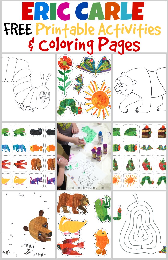 Bedtime & Playtime with The World of Eric Carle FREE Printable Activities