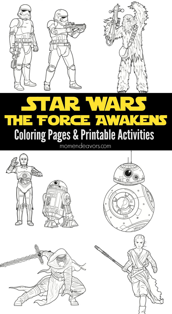 Star Wars: The Force Awakens Printable Activities ...