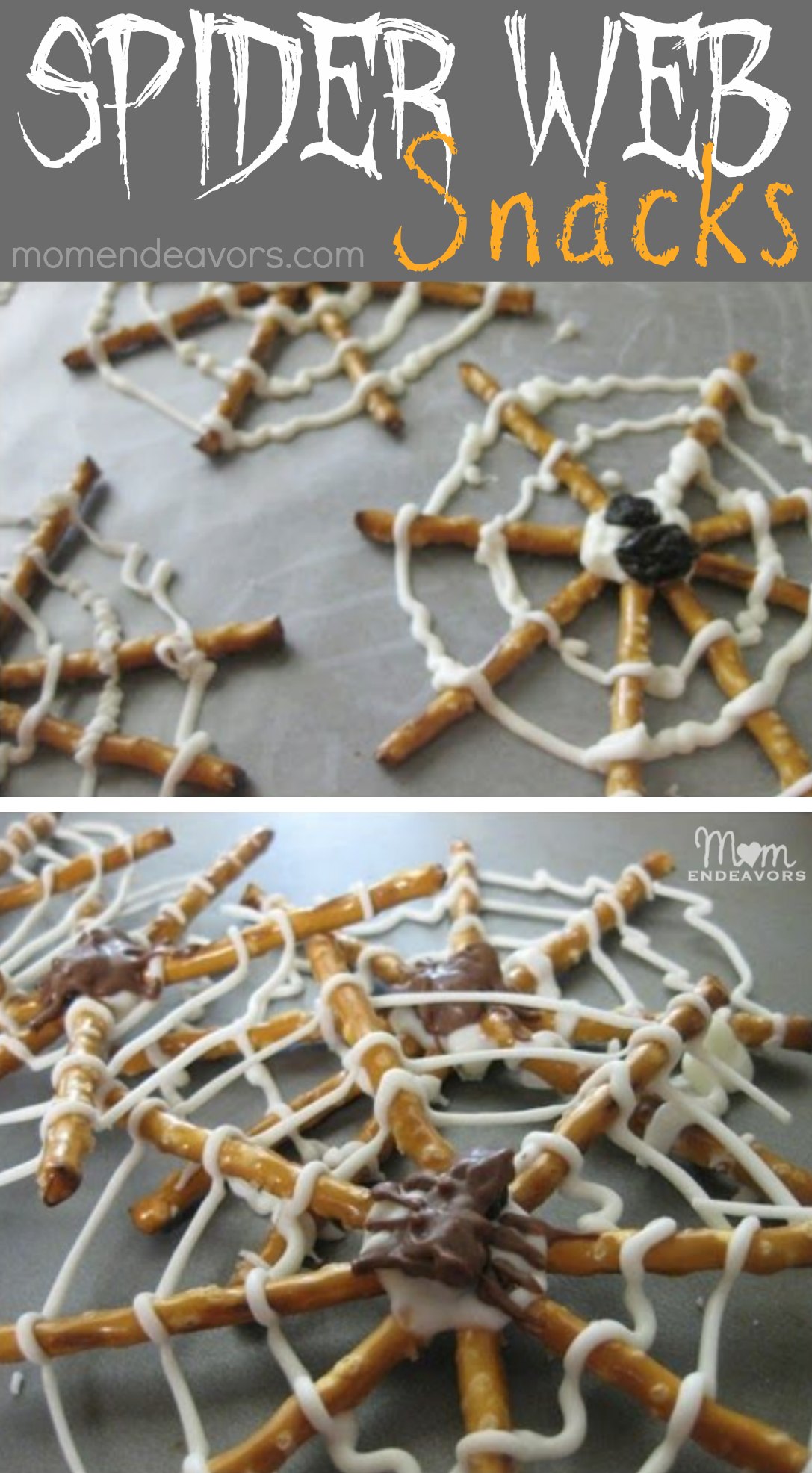 Edible Spider Web Snacks