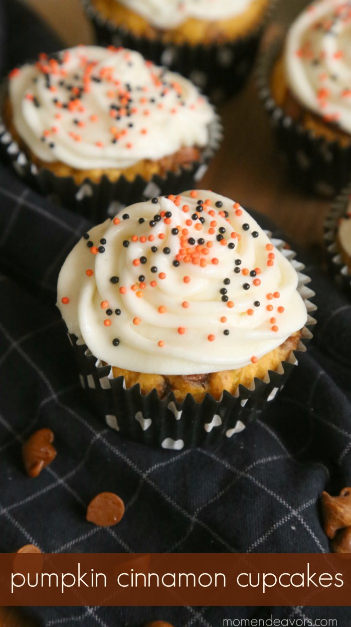 Easy pumpkin cinnamon cupcakes