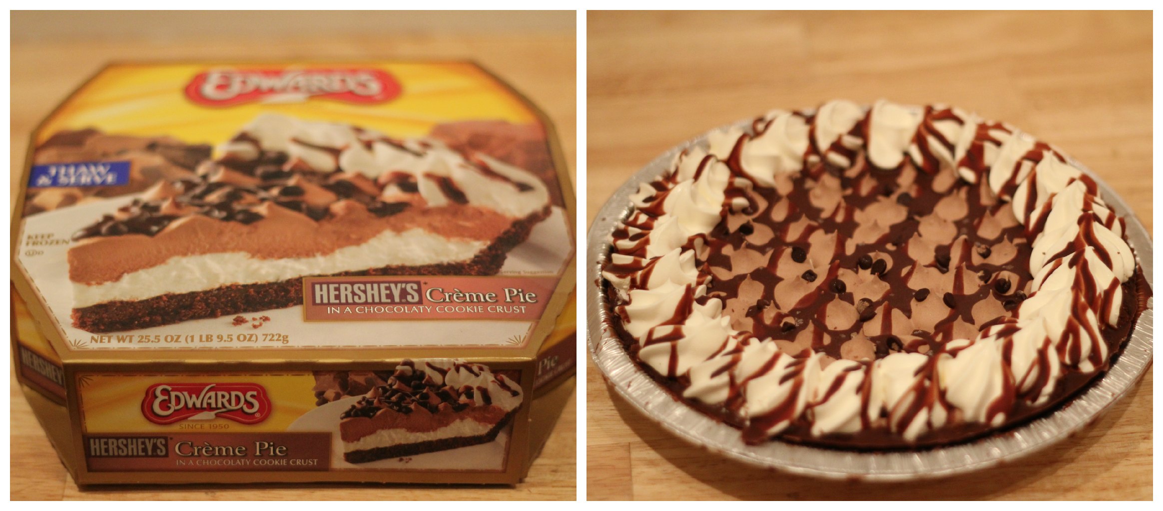 Peppermint Hershey's Chocolate Creme Pie