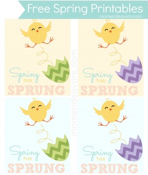 Spring Printables - Mom Endeavors