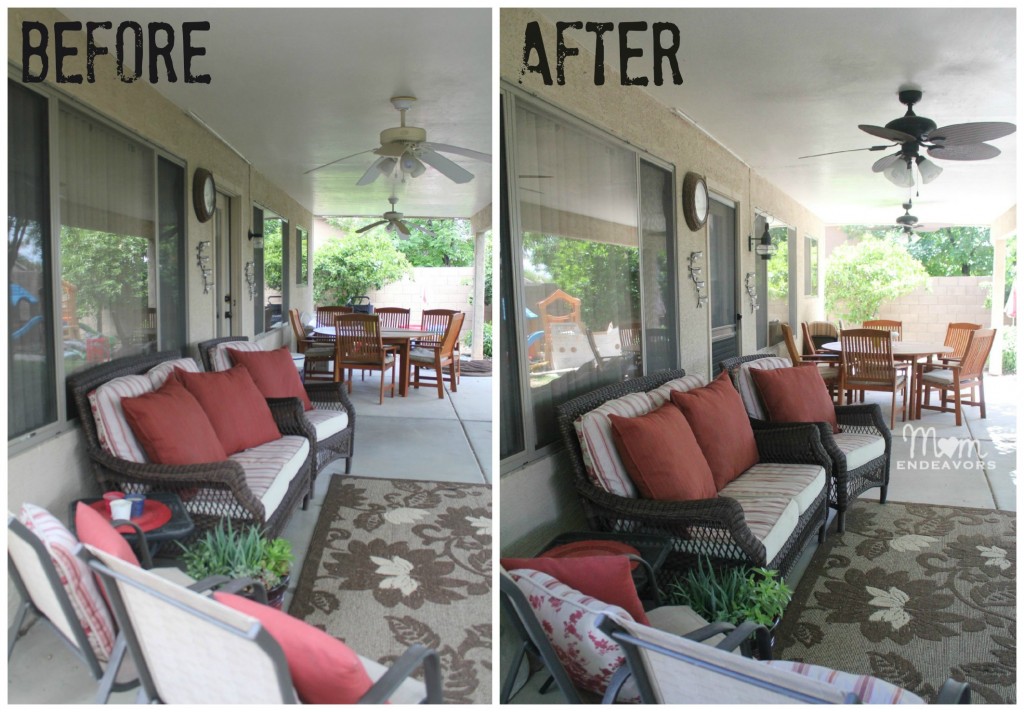 Patio Makeover Before & After