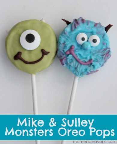 Mike & Sulley Monsters Oreo Pops