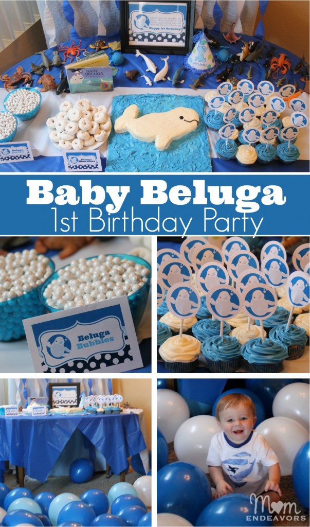 Baby Beluga 1st Birthday Party
