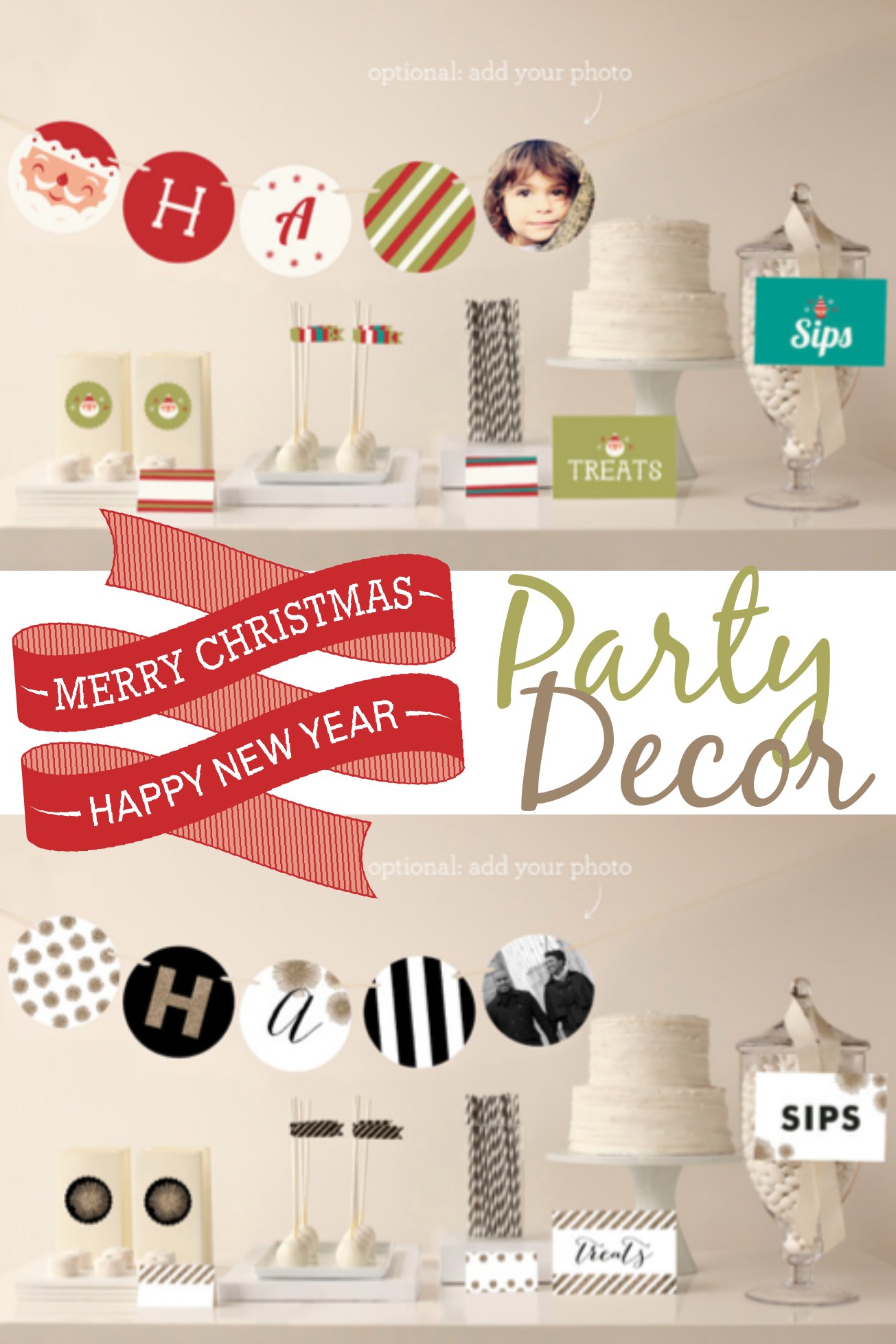 Christmas & New Year's Party Decor