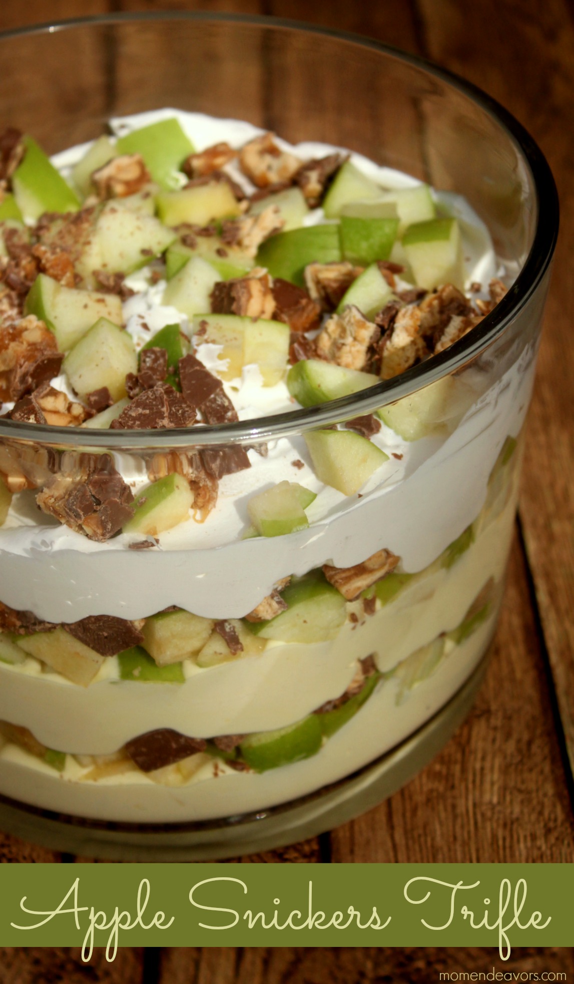 Apple Snickers Trifle