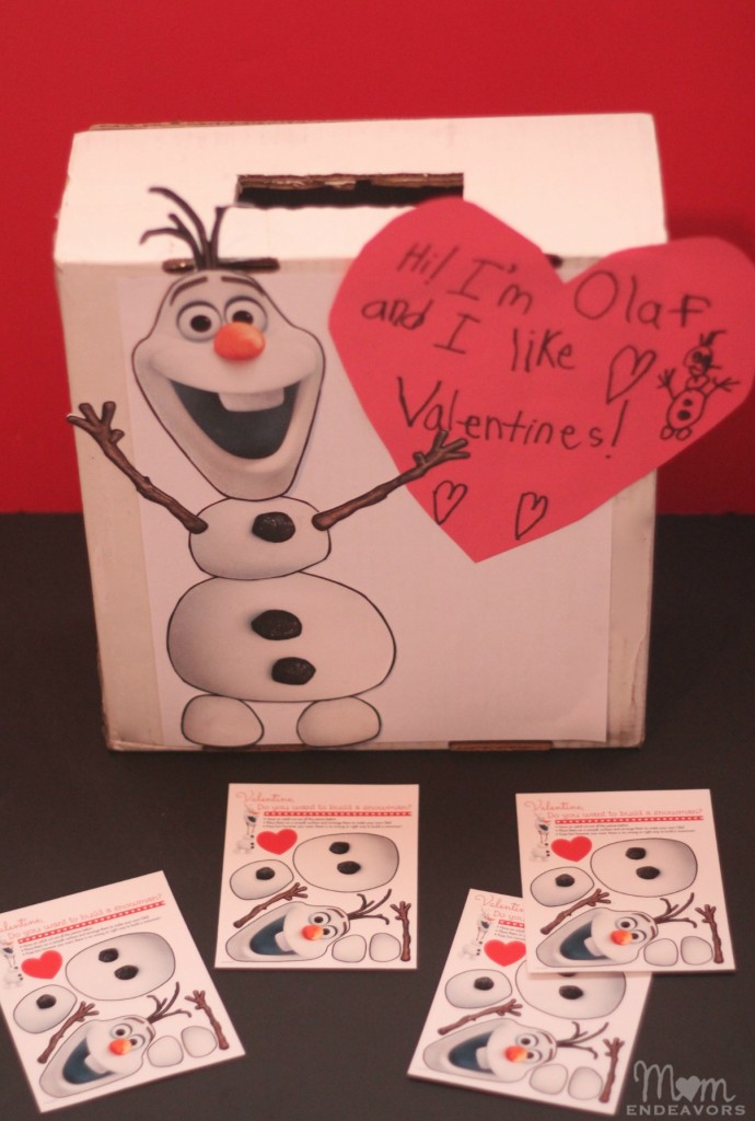 DIY Olaf Valentines Box