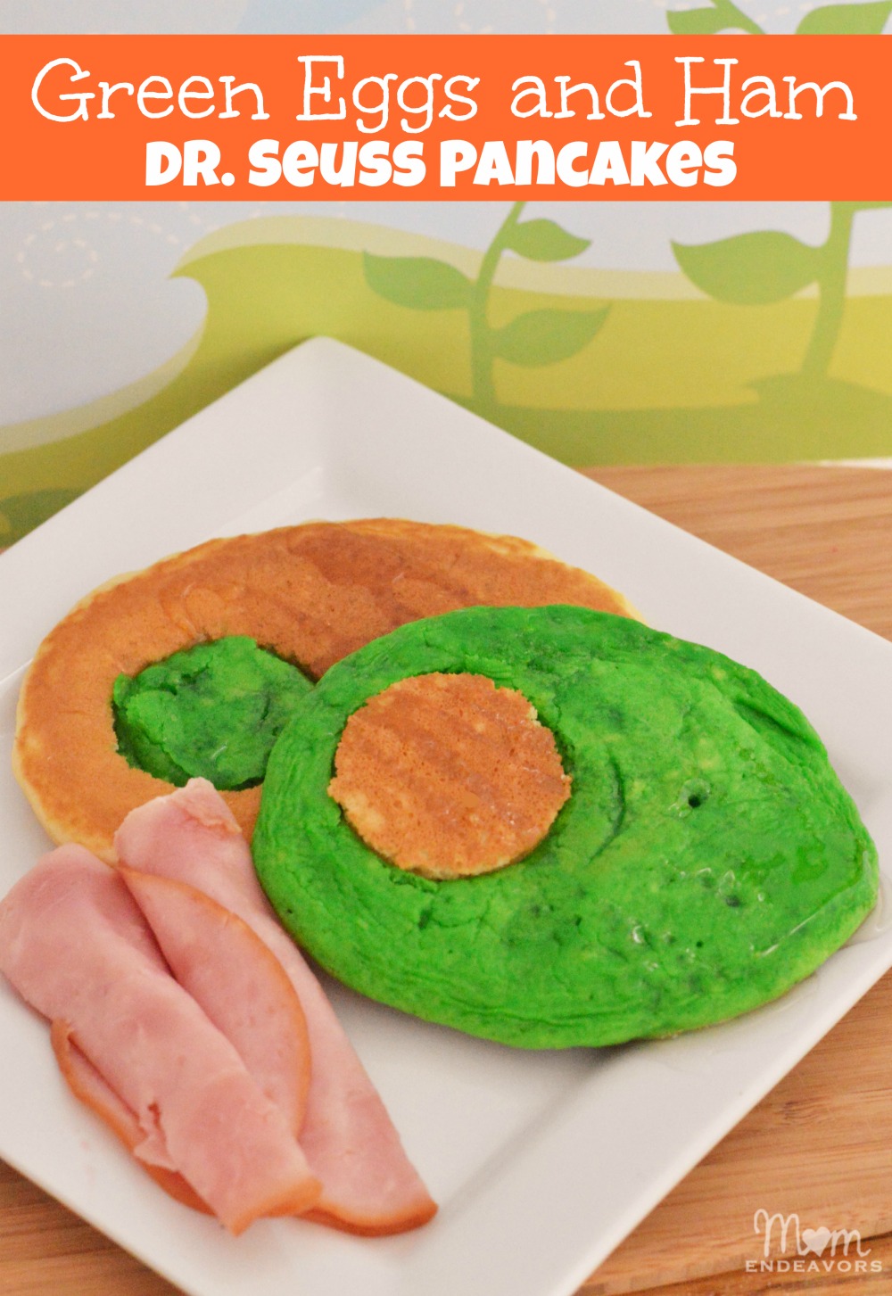 Green Eggs & Ham Dr. Seuss Pancakes