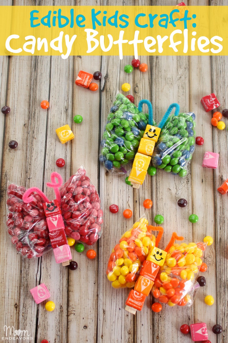 Edible Kids Craft Candy Butterflies