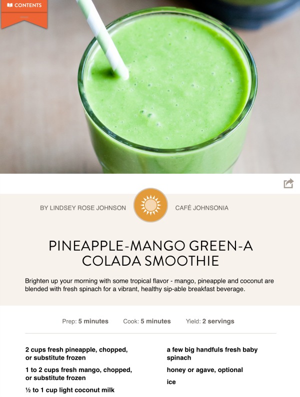 Green Smoothie from Foodie