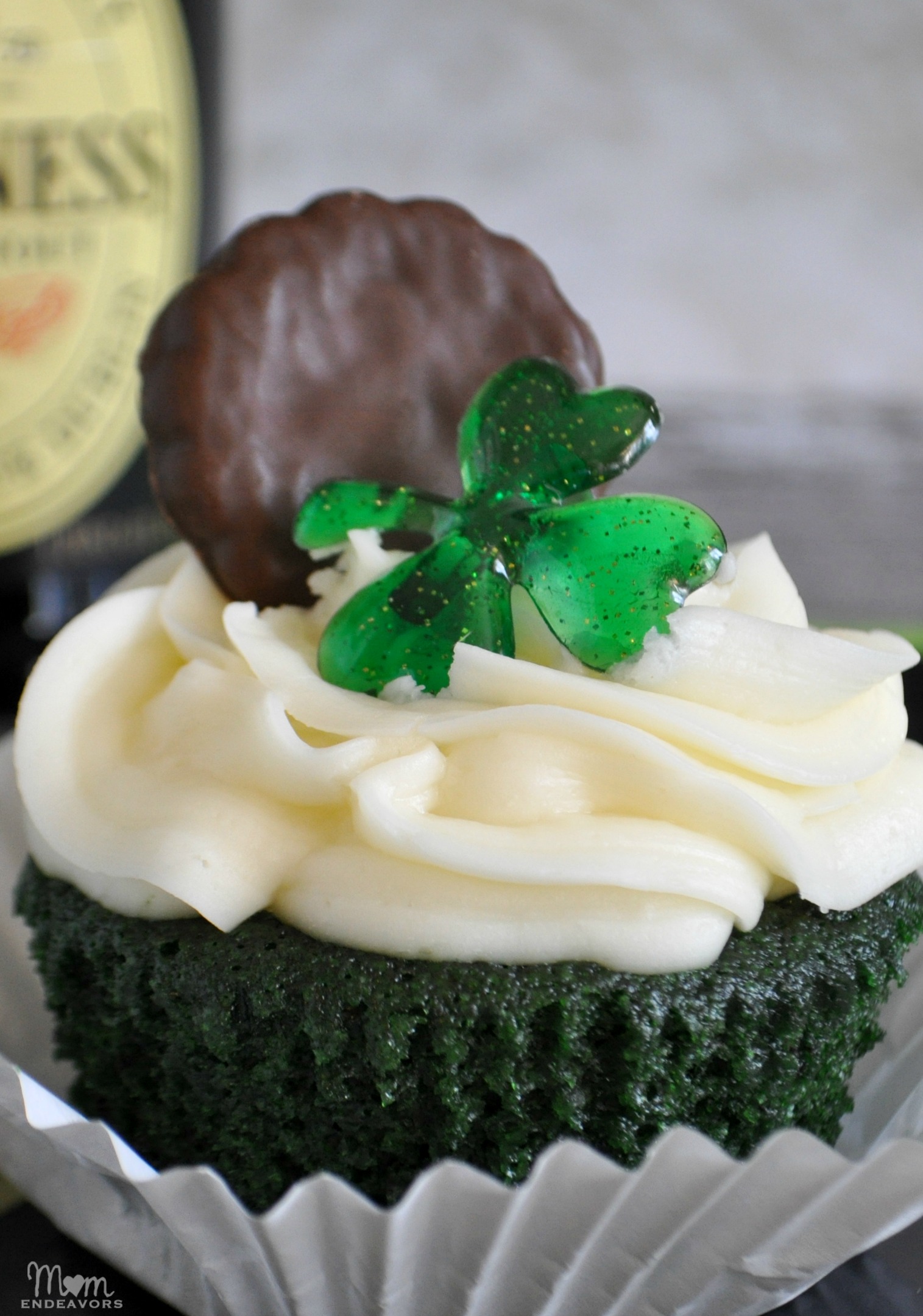 St. Patrick's Day Baileys Cupcakes