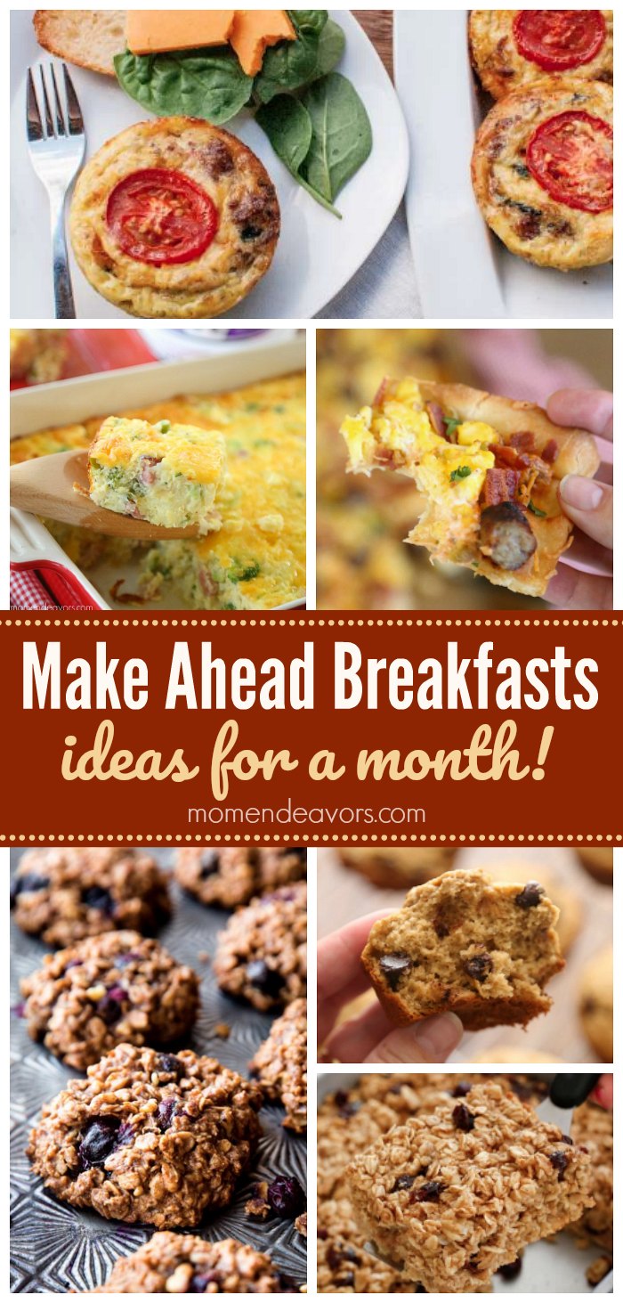 Make Ahead Breakfasts