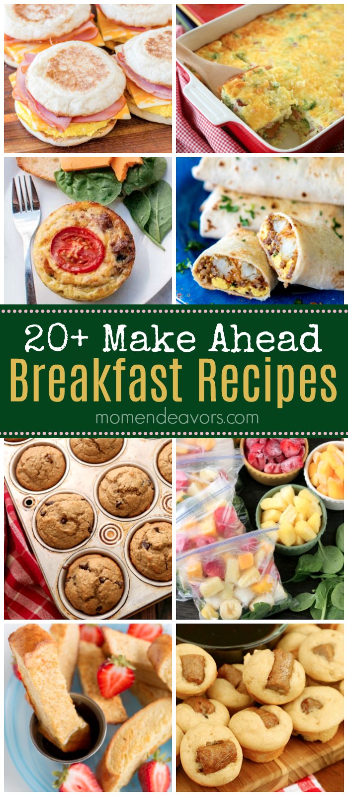 Make Ahead Breakfast Recipes