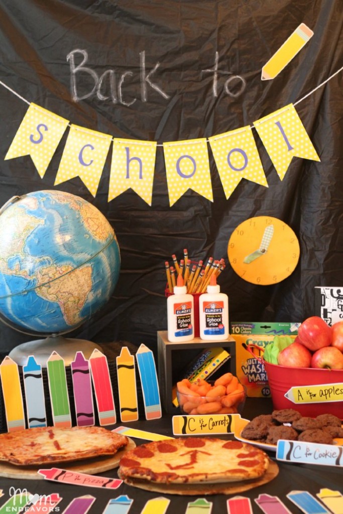 Simple Back to School Party 683x1024