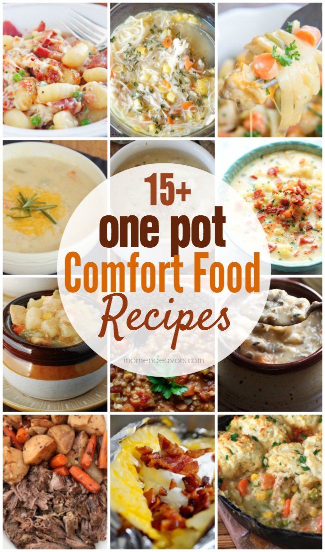 15+ One Pot Comfort Food Recipes