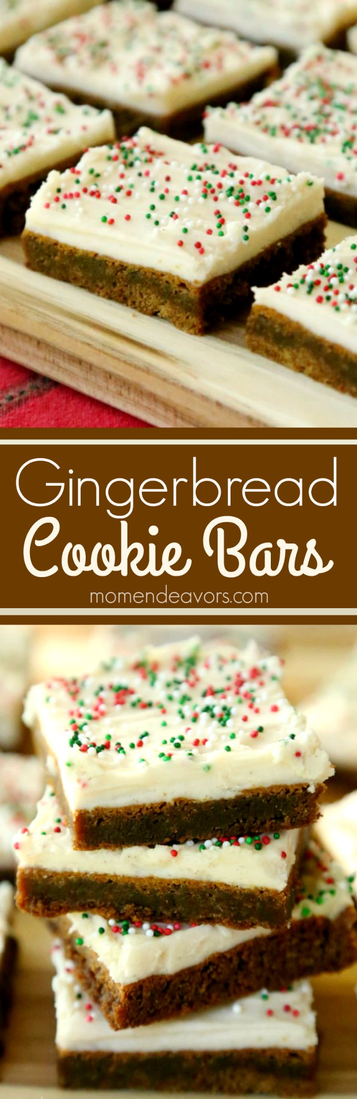Gingerbread Cookie Bars