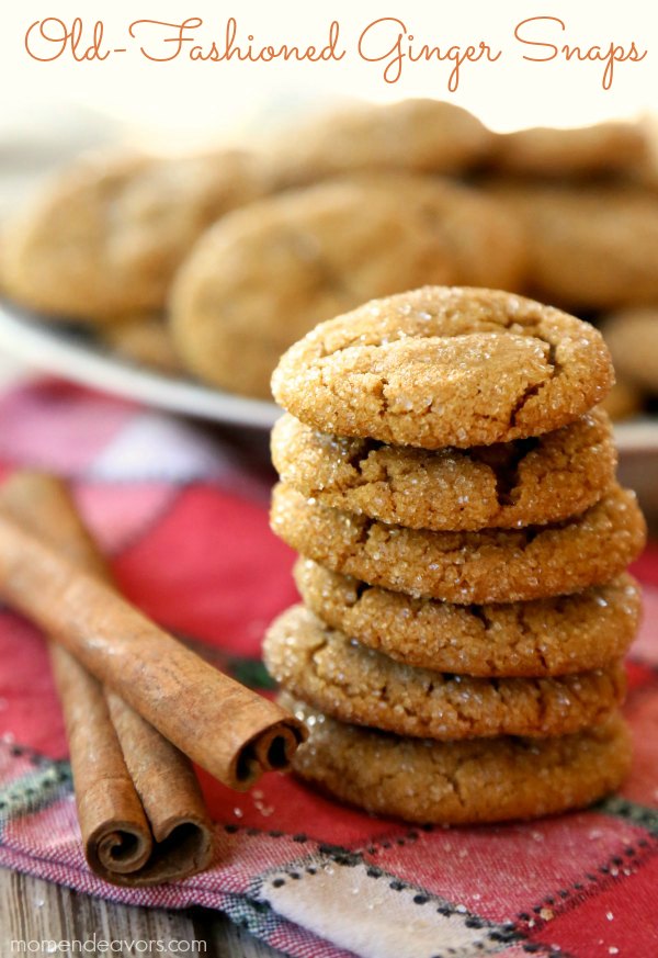 Old-Fashioned Ginger Snaps Recipe