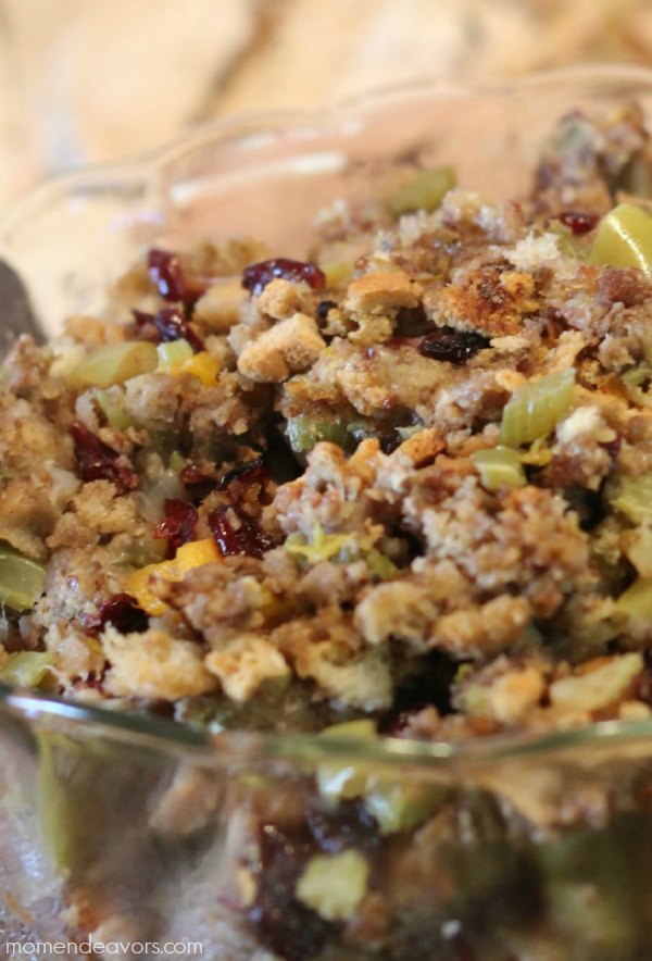 Sausage Fruit and Nut Stuffing