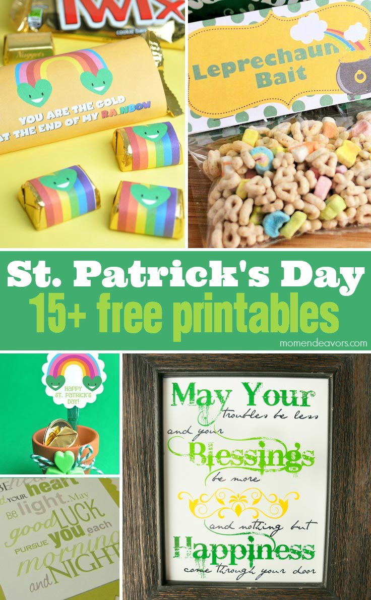 15+ St. Patrick's Day Printables