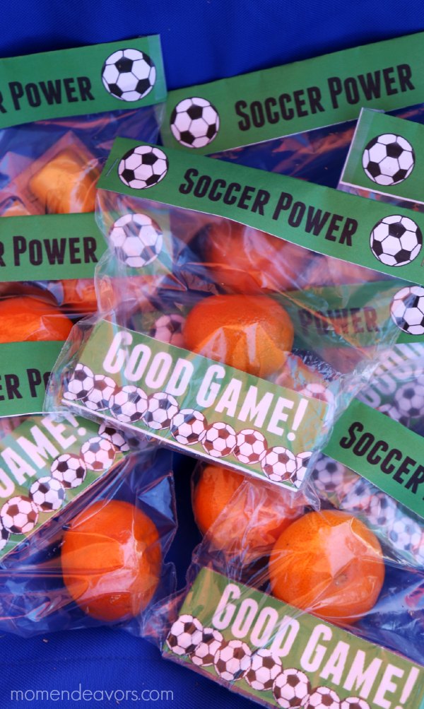Soccer Snack Free Printables