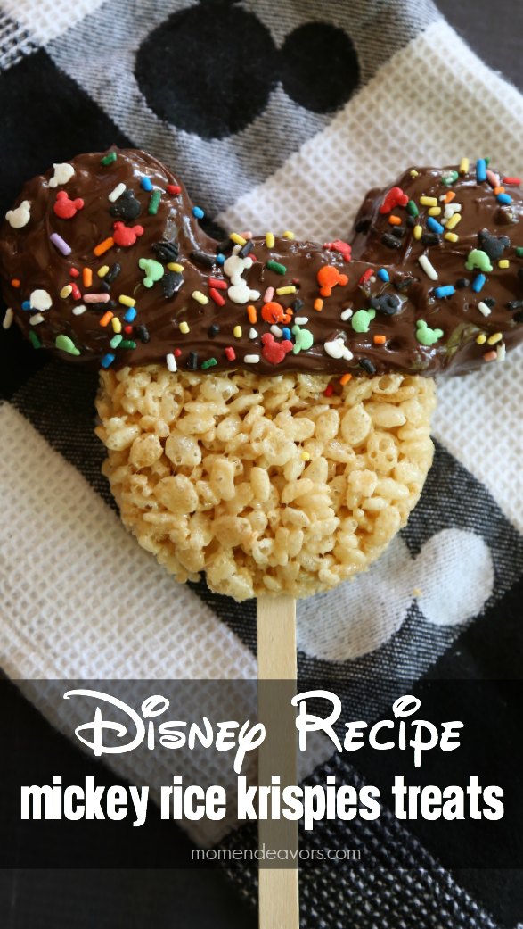 Disney Copycat Mickey Rice Krispies Treat Recipe