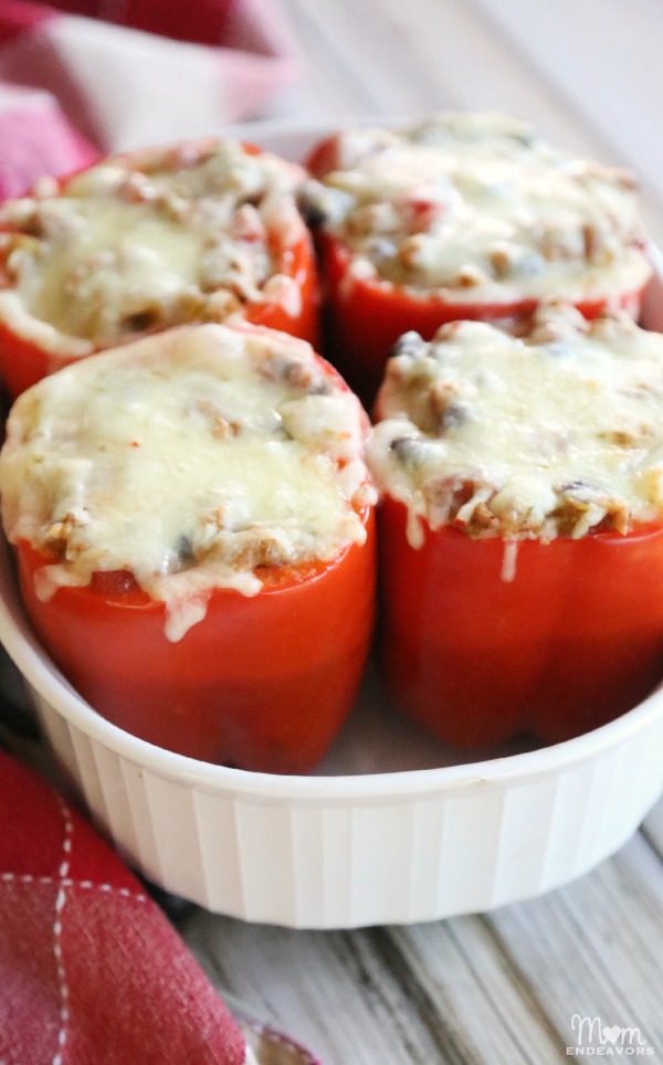 Stuffed Red Bell Peppers