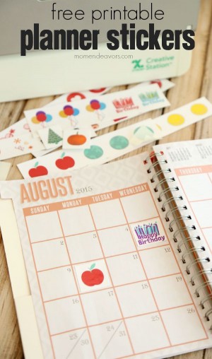 DIY Planner Stickers - Free Printable! - Mom Endeavors