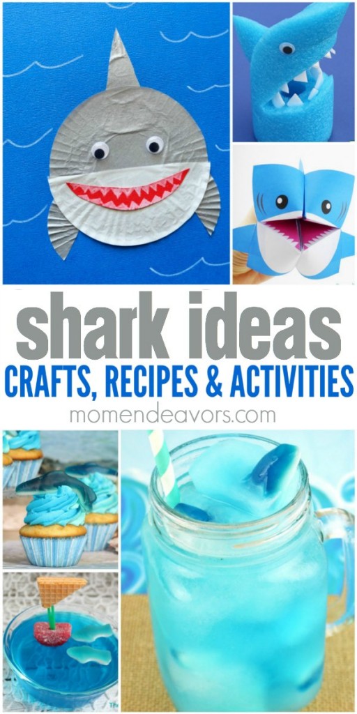 25+ Shark Crafts, Recipes, and Activities