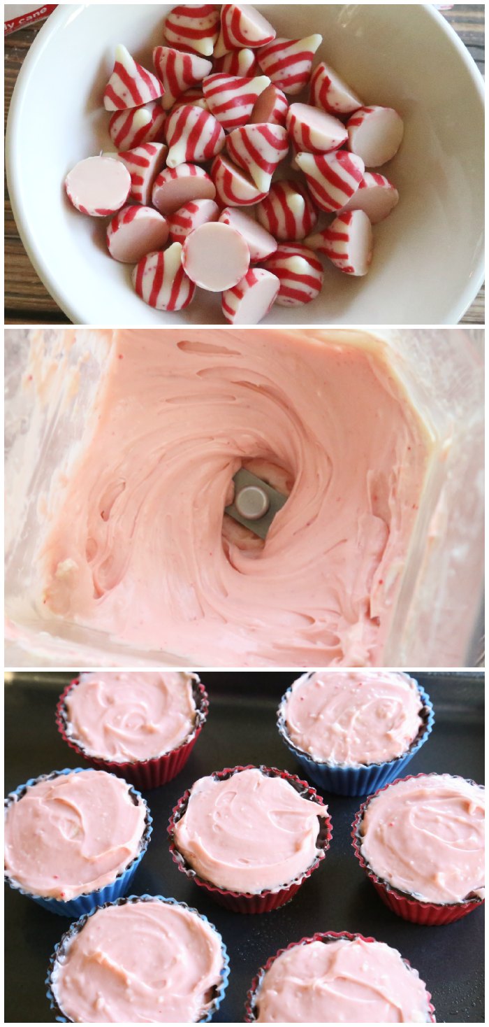 Candy Cane Cheesecake Filling