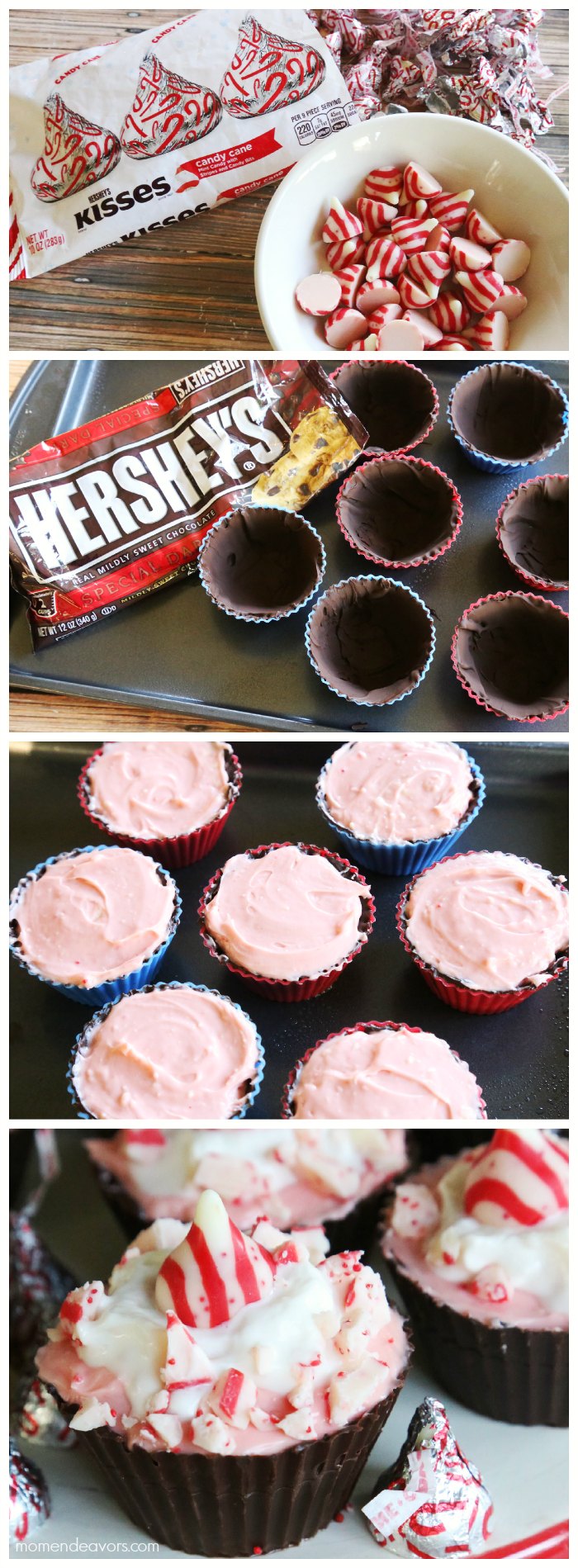 Hershey's Peppermint Cheesecakes