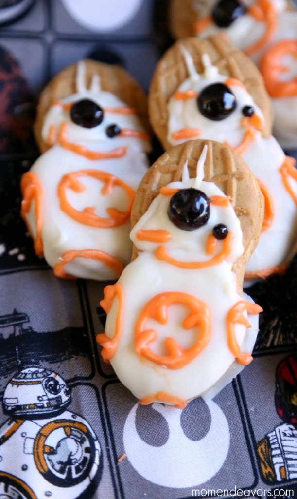 DIY No-Bake Star Wars BB-8 Cookies - Mom Endeavors