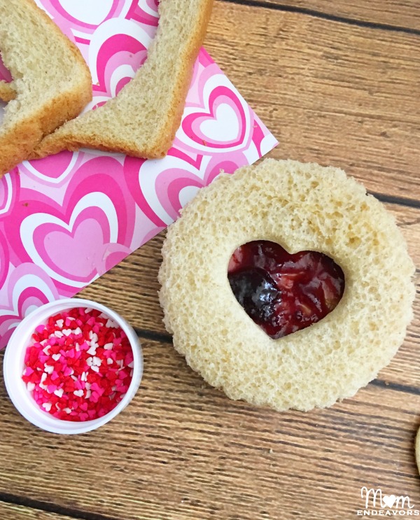 Heart Sandwiches for kids