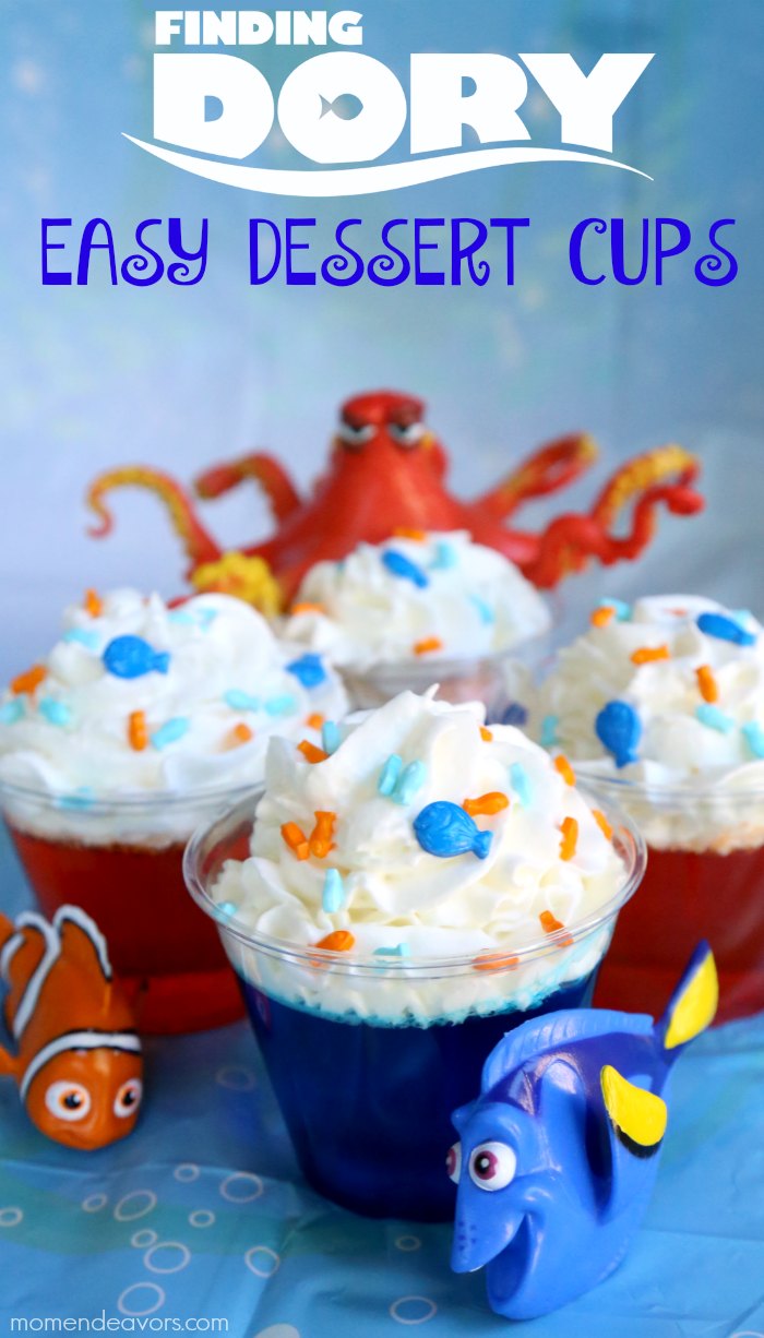 Finding Dory Easy Dessert Cups