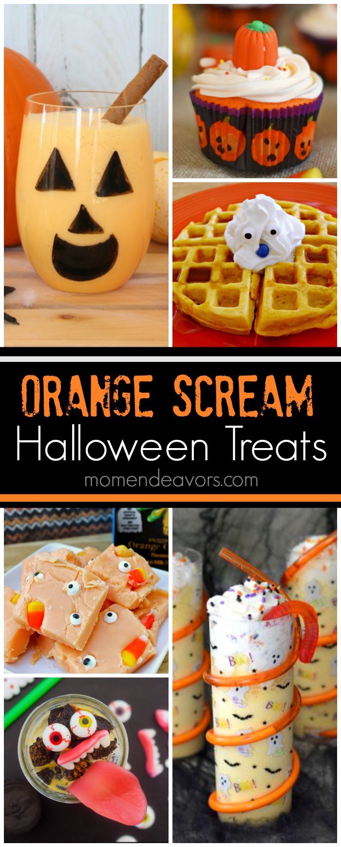 Orange Scream Halloween Treats