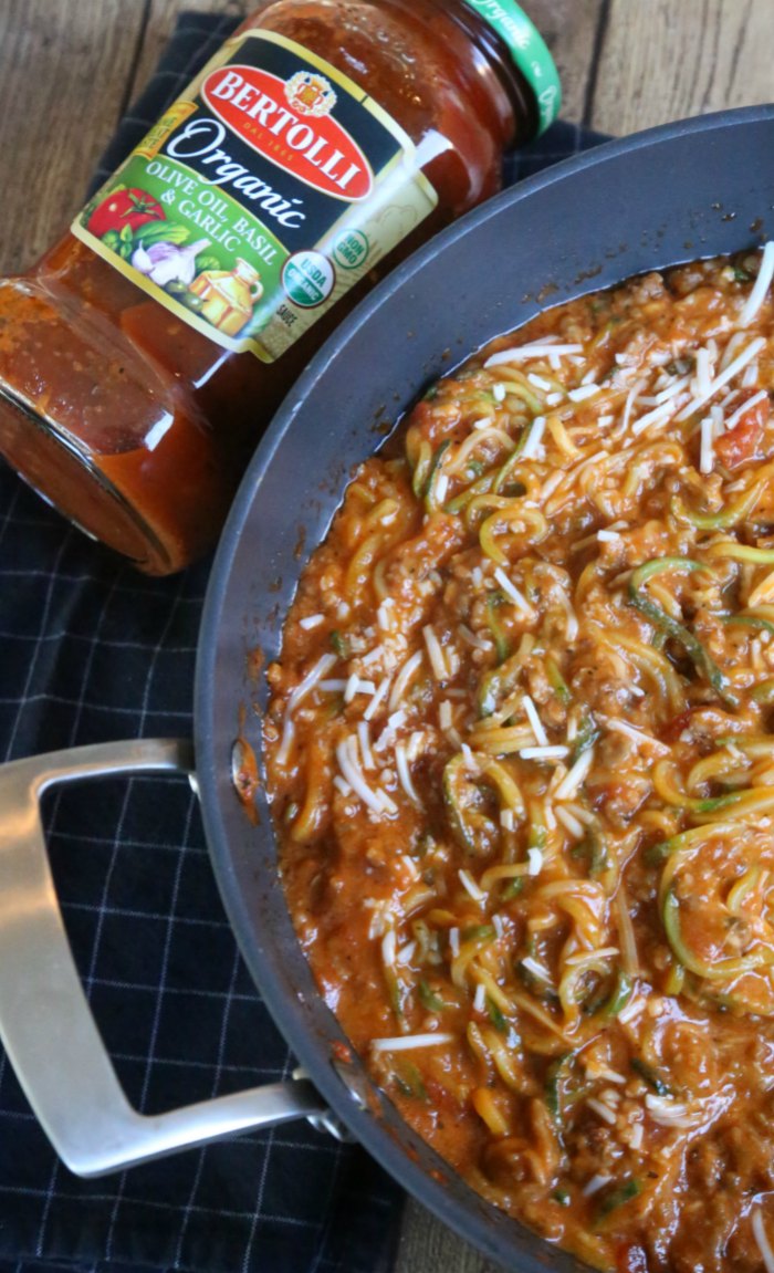 Tuscan Zoodles Skillet