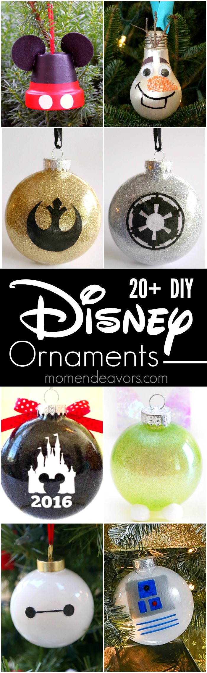 Best DIY Disney Ornaments