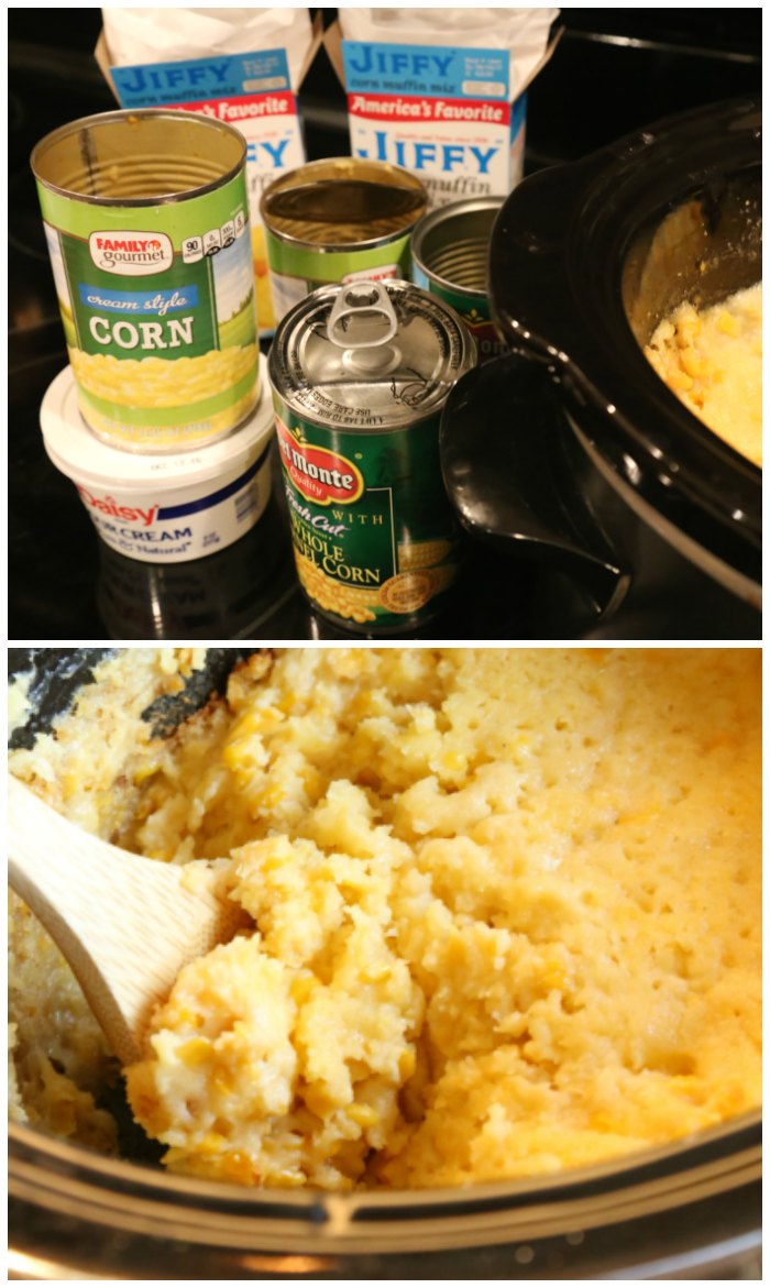 Making Corn Casserole