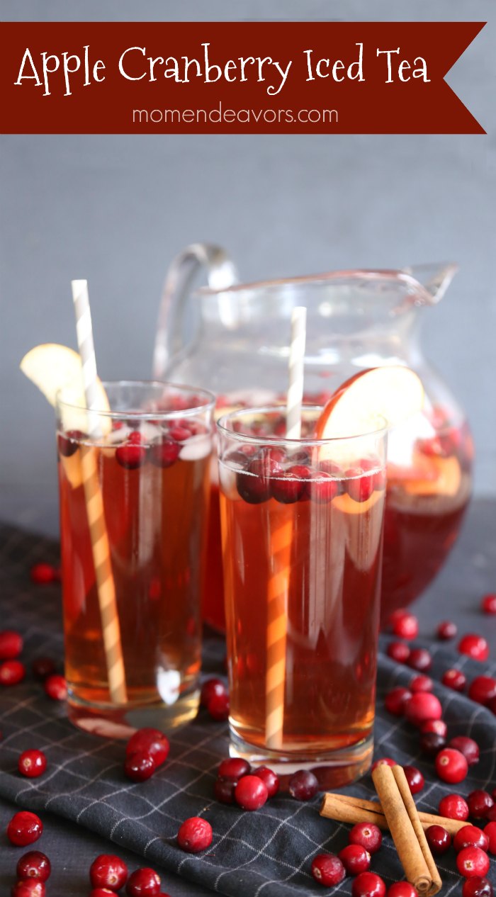Sparkling Apple Cranberry Iced Tea