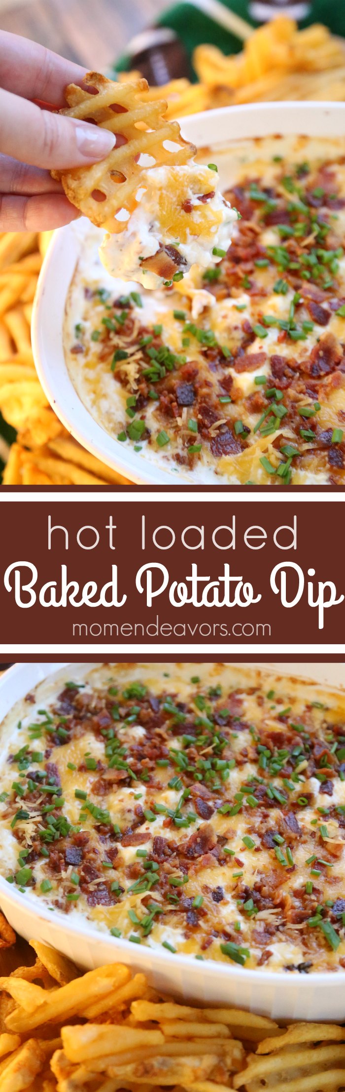 Hot Loaded Baked Potato Dip