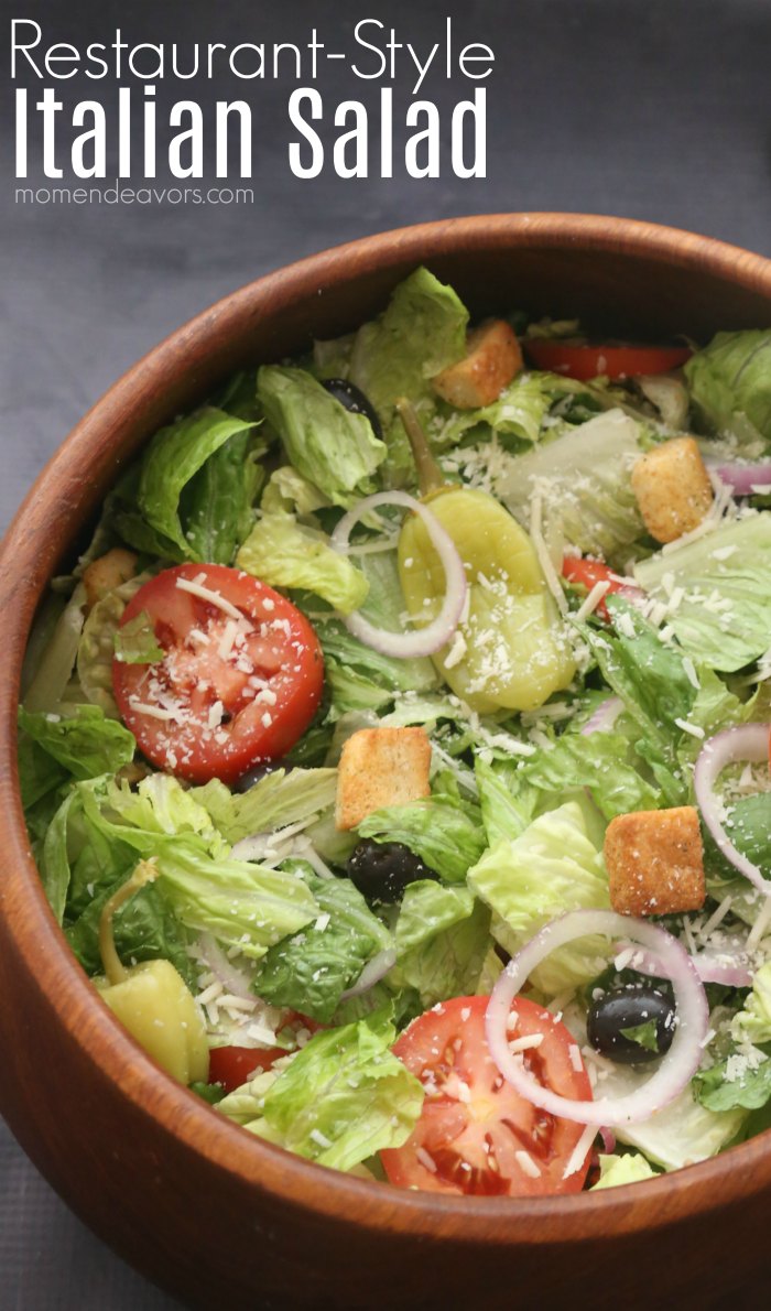 easy restaurant-style italian salad