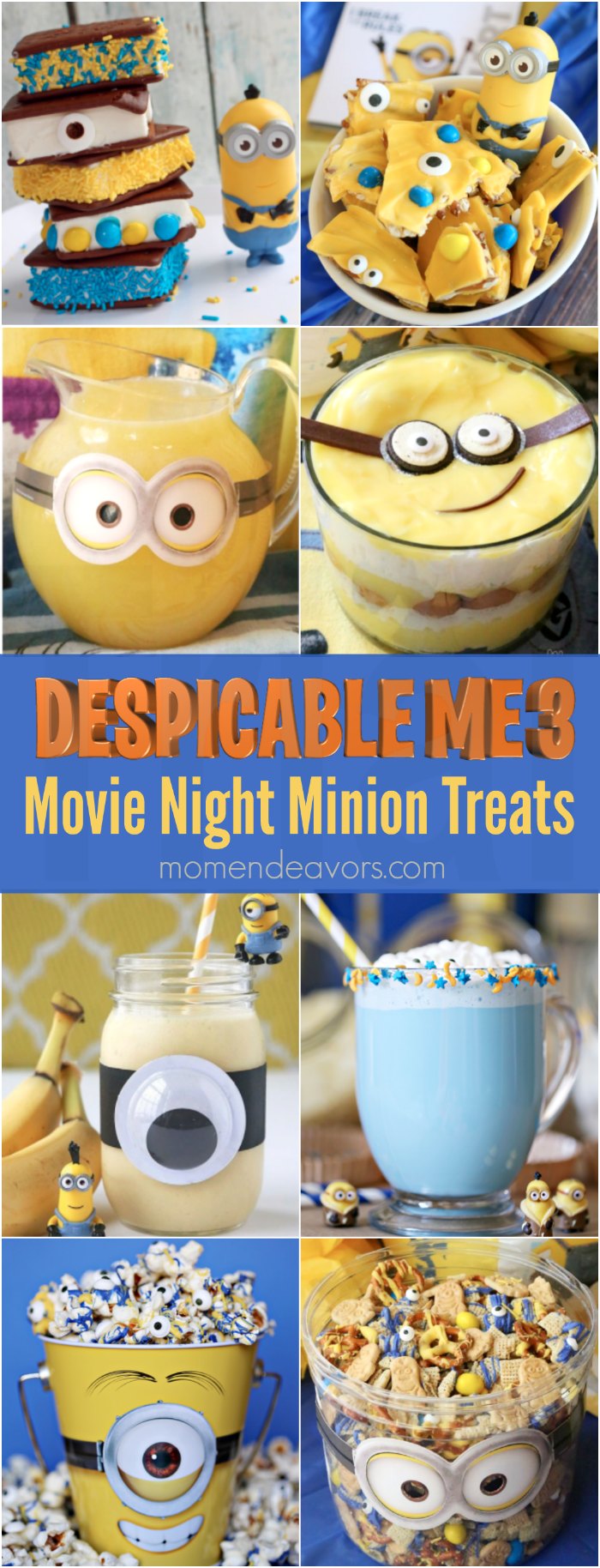 Despicable Me 3 Minions Movie Night Treats