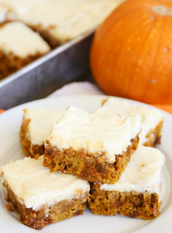 Frosted Pumpkin Bars